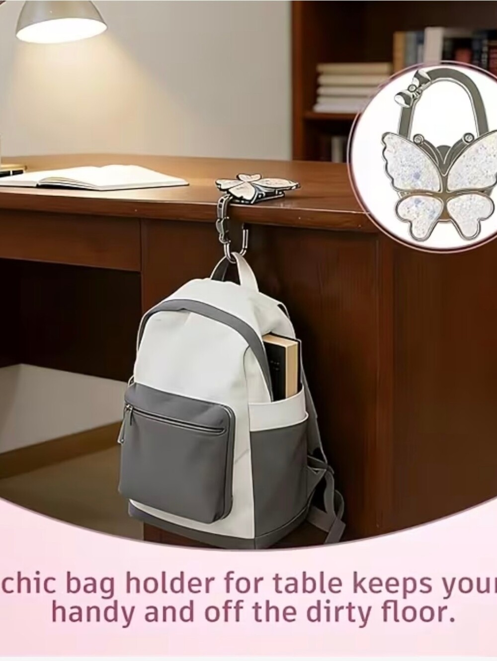 Butterfly Bag Cham or Hanger. NEW - Picture 4 of 4